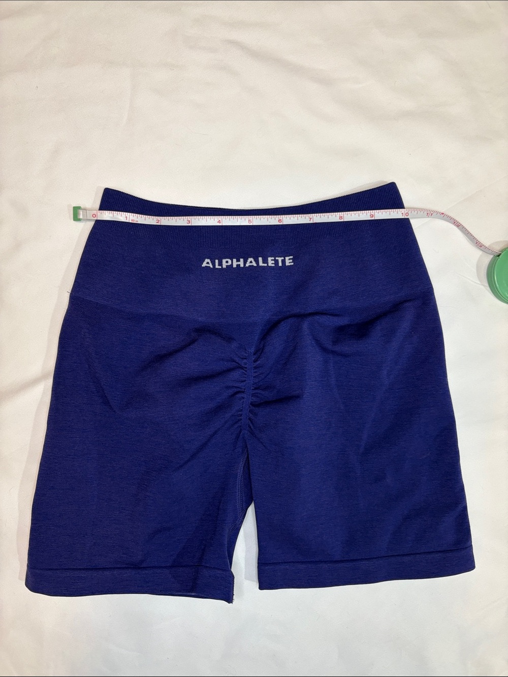 Alphalete Amplify Short Spandex Gym Bike Scrunch Back Glute Contour Booty Lift